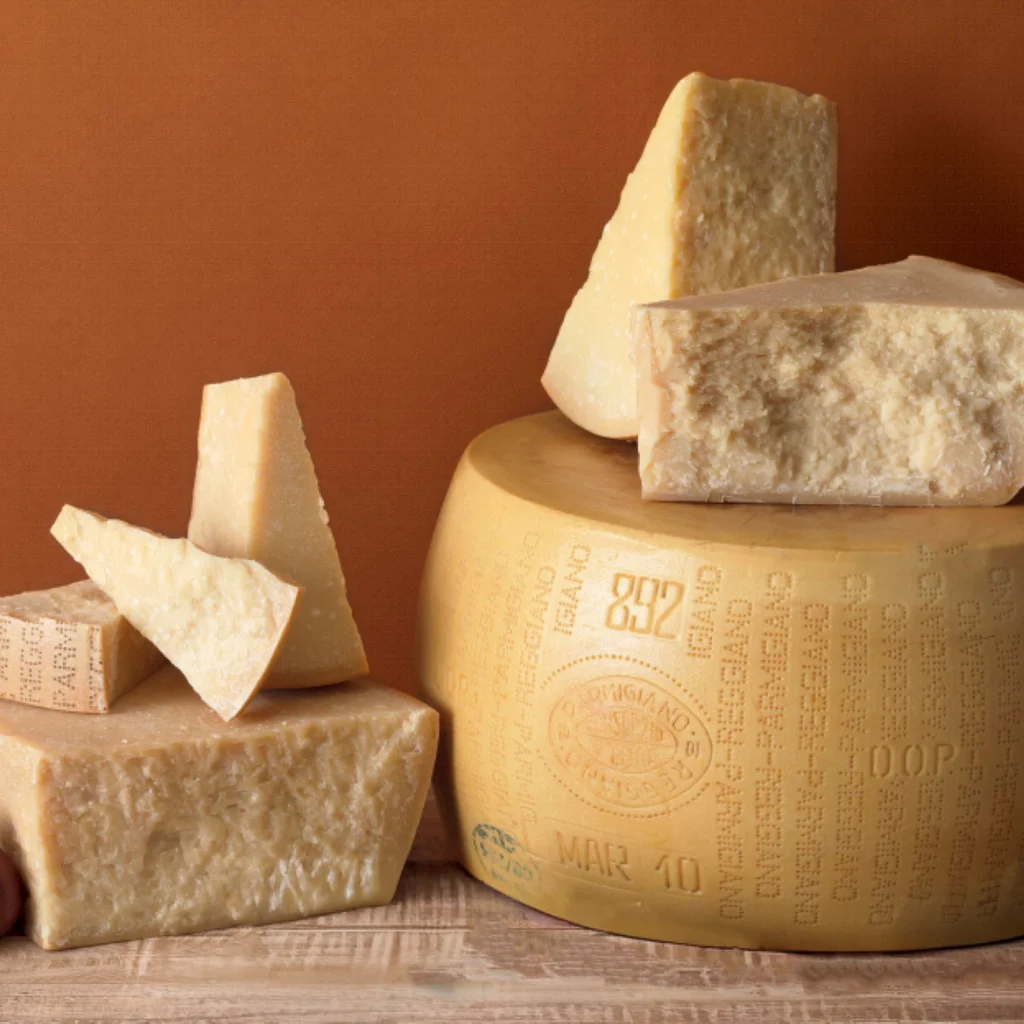 Whole Wheel Parmigiano Reggiano, Approximately 80 lbs.