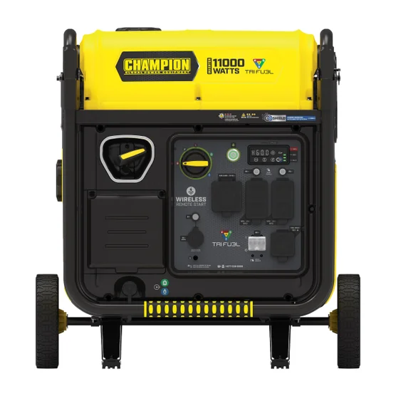 Champion 11000W Remote Start Tri-Fuel Portable Inverter Generator