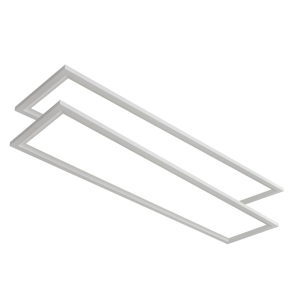 Artika Sunray 1'x4' Flat Panel LED Light, 2-pack