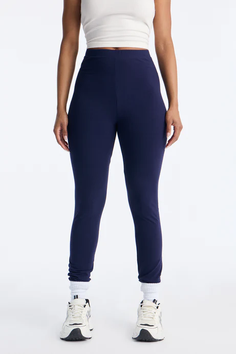 Quinn High Rise Everyday Cotton Legging 29″ - Navy