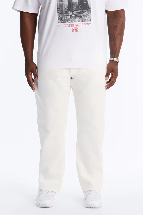 The Staple Straight Jean - White