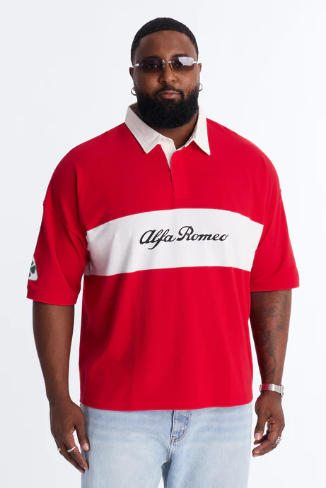 Alfa Romeo Short Sleeve Polo - Red