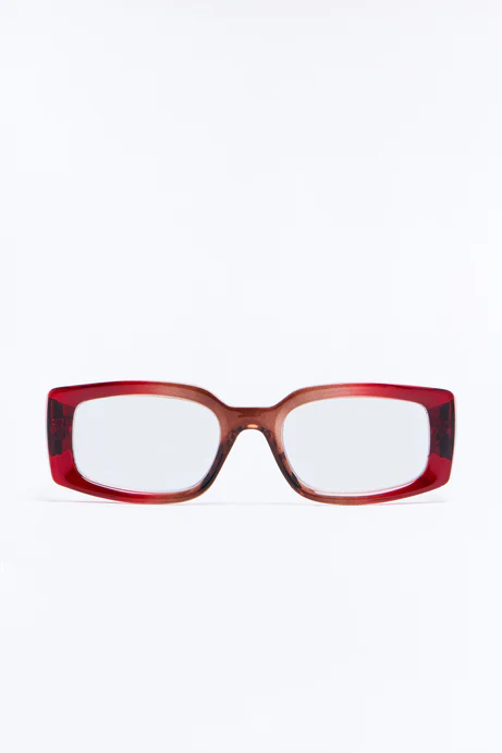 Geek But Chic Blue Light Glasses - Red/combo