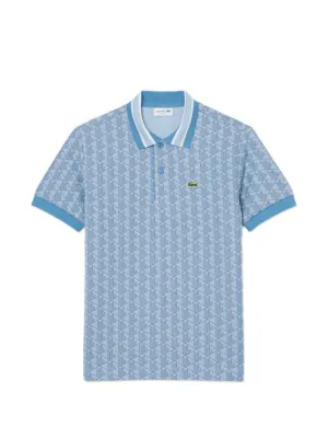 Lacoste monogram polo shirt