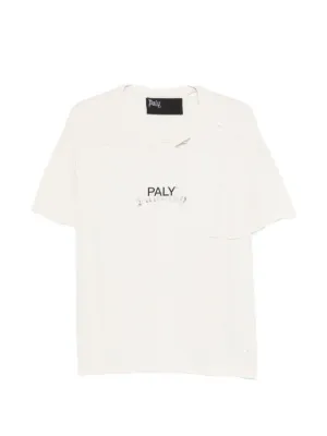 Paly distressed logo T-shirt
