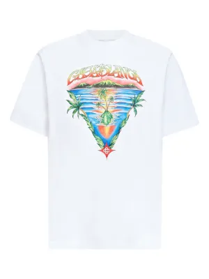 Casablanca graphic-print cotton T-shirt