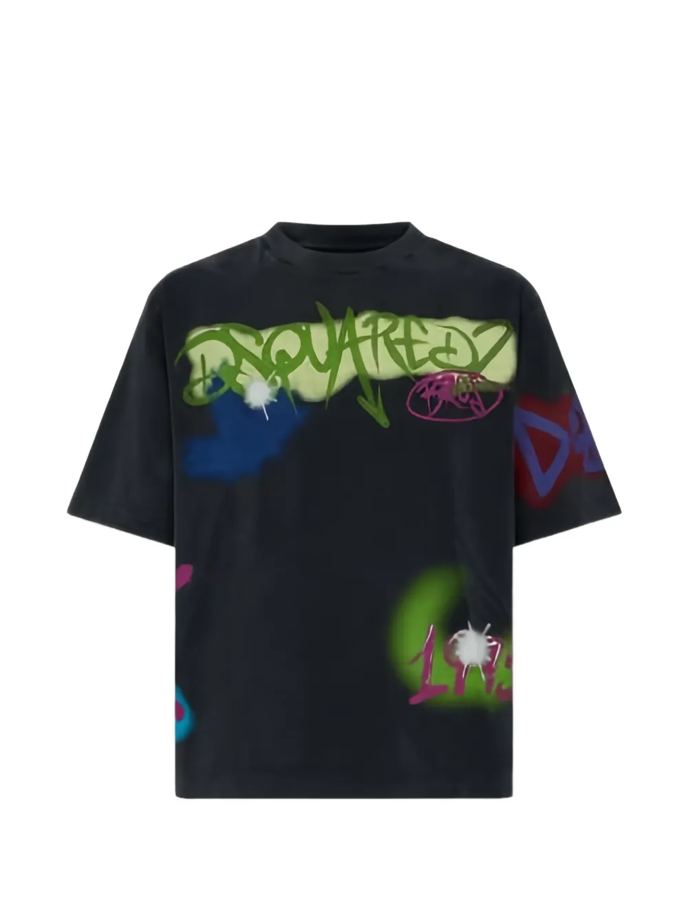 DSQUARED2   graffiti-print T-shirt
