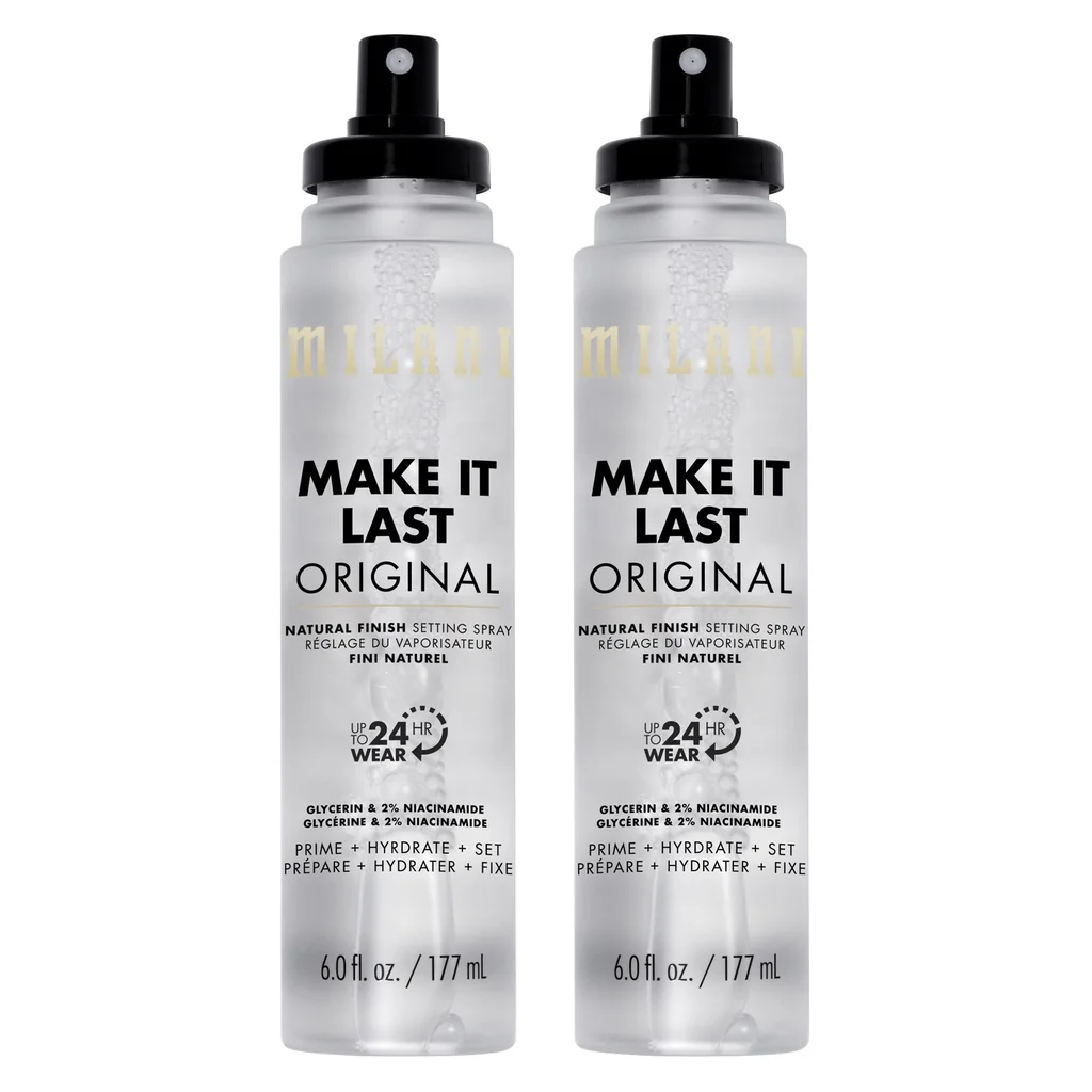 Milani Make it Last Original Natural Finish Setting Spray, 6.0 fl oz, 2-pack