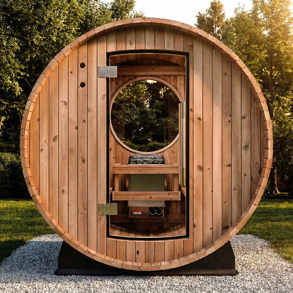 Almost Heaven Arcadia 2-person Outdoor Barrel Sauna