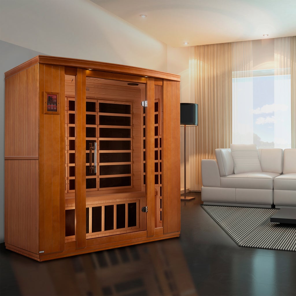 Dynamic Bellagio 3-person Low EMF FAR Infrared Sauna