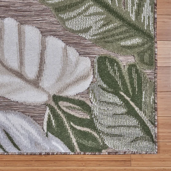 Laguna Indoor/Outdoor Area Rug, Molokai Natural, 5'3” x 7'