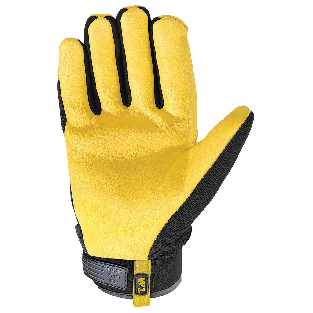 Wells Lamont Men's HydraHyde Leather Work Gloves, 6-pair
