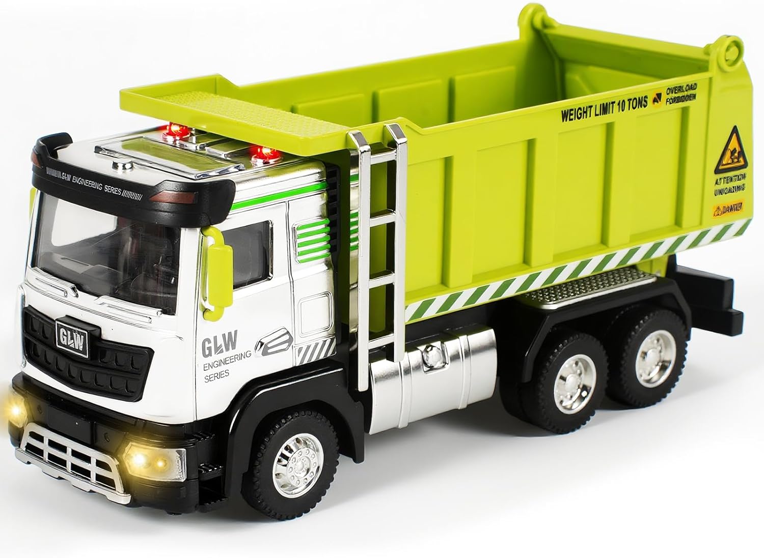 Dump Truck Toy for Boys-1:40 Simulation Model, Educational Construction Toys with Realistic Lights & Sounds, Perfect Christmas Birthday Gifts for Kid Ages 3 4 5 6 7 8 Years Old (Dump Truck)