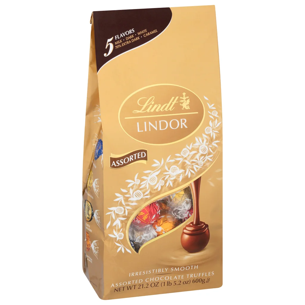 Lindt Lindor Chocolate Truffles, Assorted Flavors, 21.2 oz