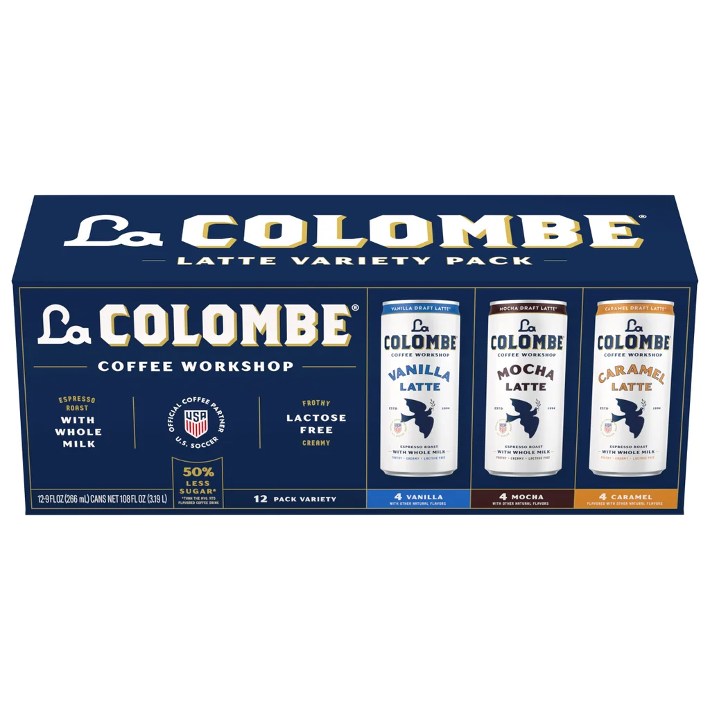 La Colombe Draft Latte Cold Brew Coffee, Variety Pack, 9 fl oz, 12-count