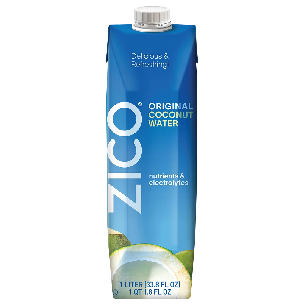 ZICO Coconut Water, Original, 33.8 fl oz, 6-count