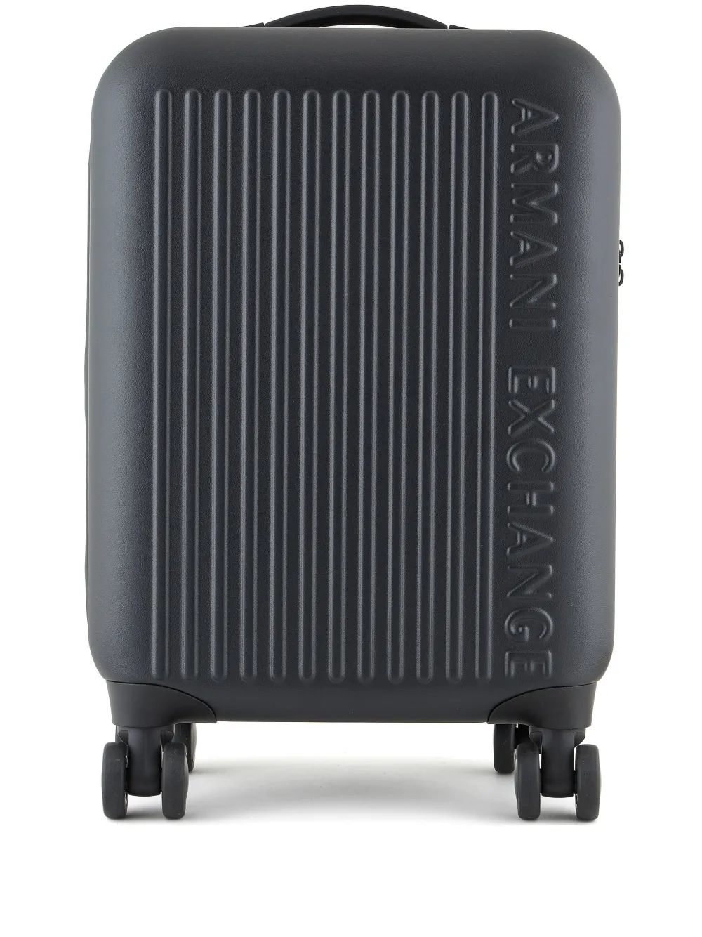 Armani Exchange logo-embossed luggage