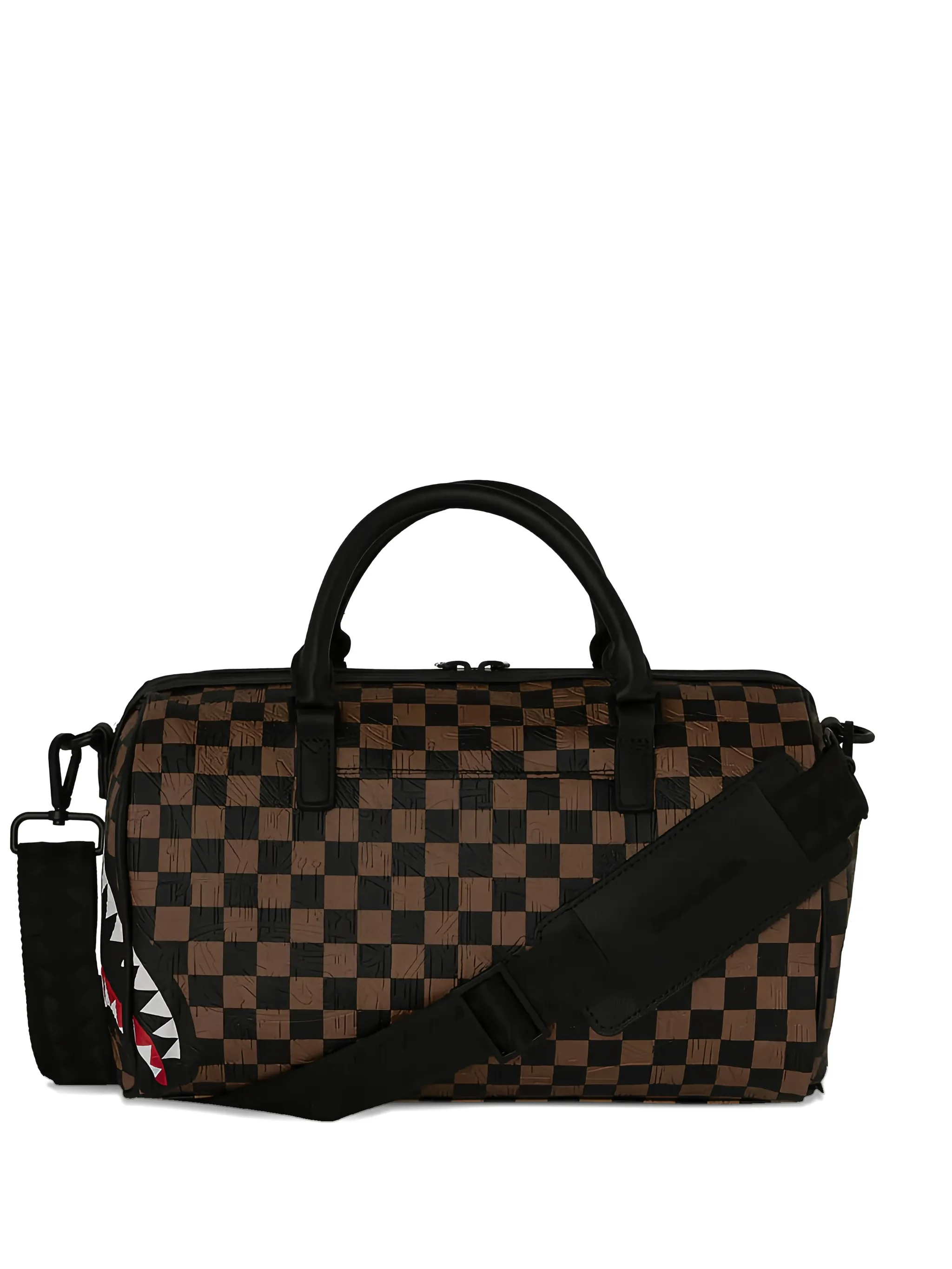Sprayground check-pattern duffle bag