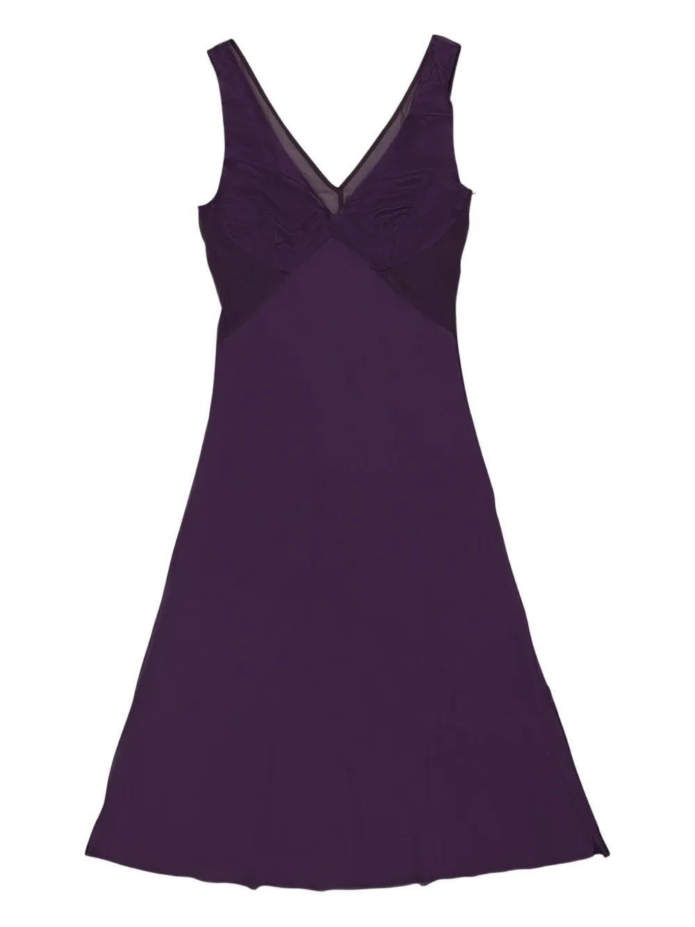 Callipygian v-neck midi dress