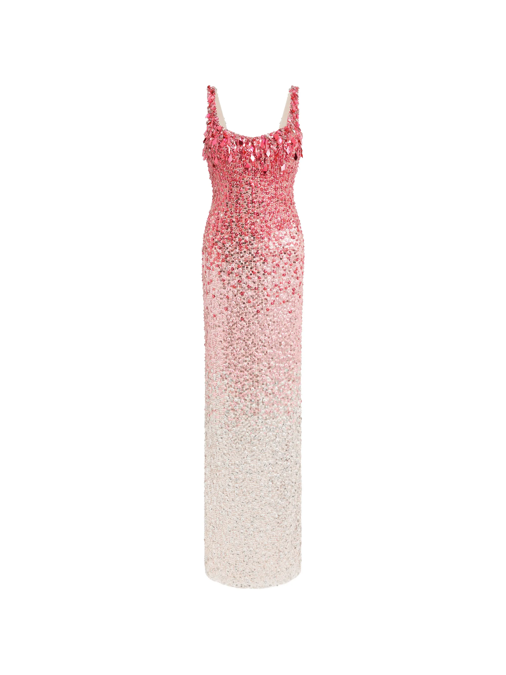 Jenny Packham sequin-embellished sleeveless maxi dress
