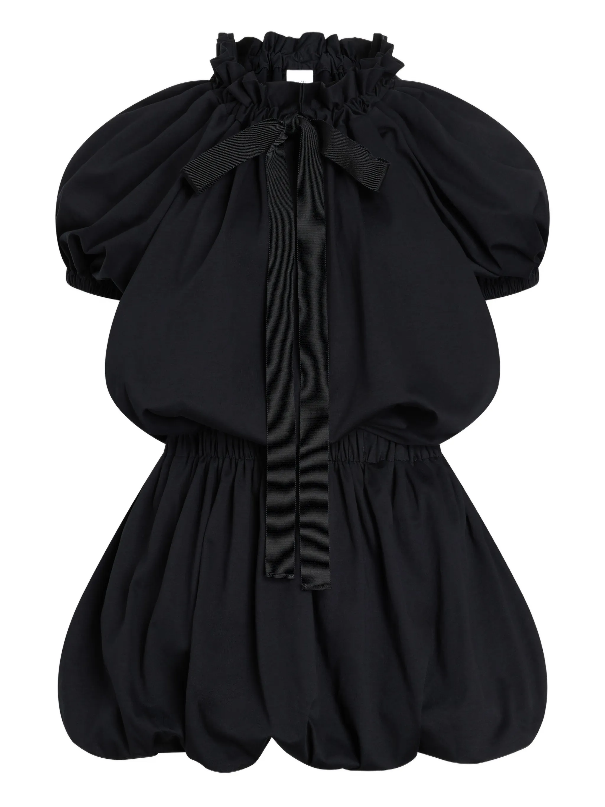 Patou tie-fastening mini dress