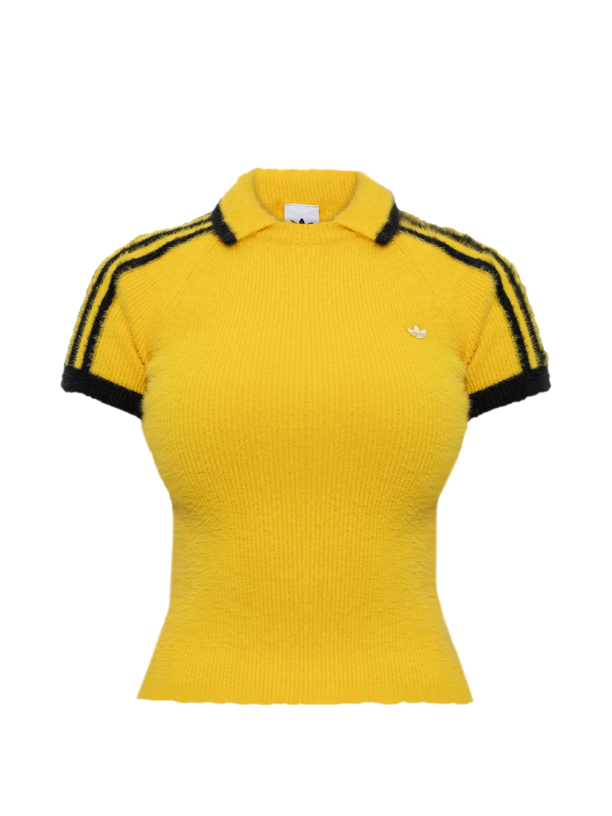 adidas Cali polo-collar knitted T-shirt