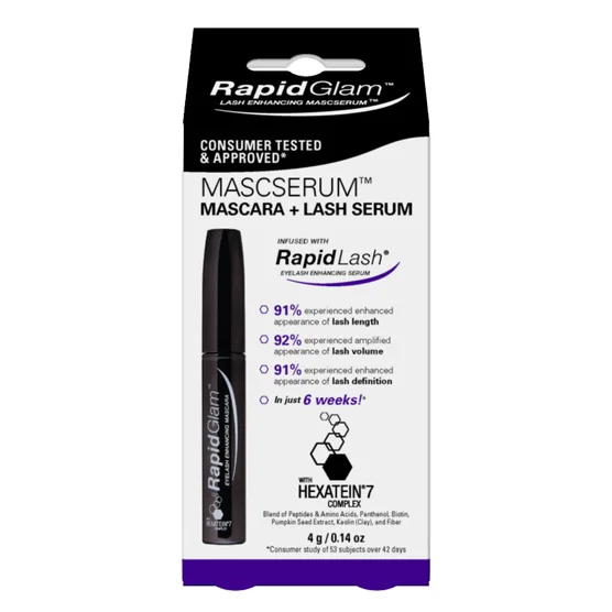 RapidGlam Lash Enhancing Mascara, 0.14 fl oz, 2-pack