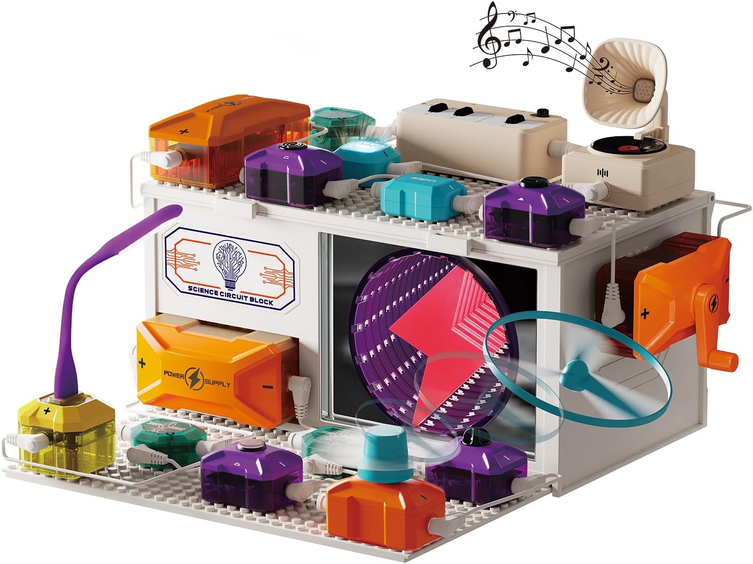 Dollox Science Kits for Kids, Electrical Circuit Exploration Kit with 380+ Projects, Educational Electronics Toy for Boys and Girls, Perfect for Christmas Stocking Stuffers and Birthday Gifts
