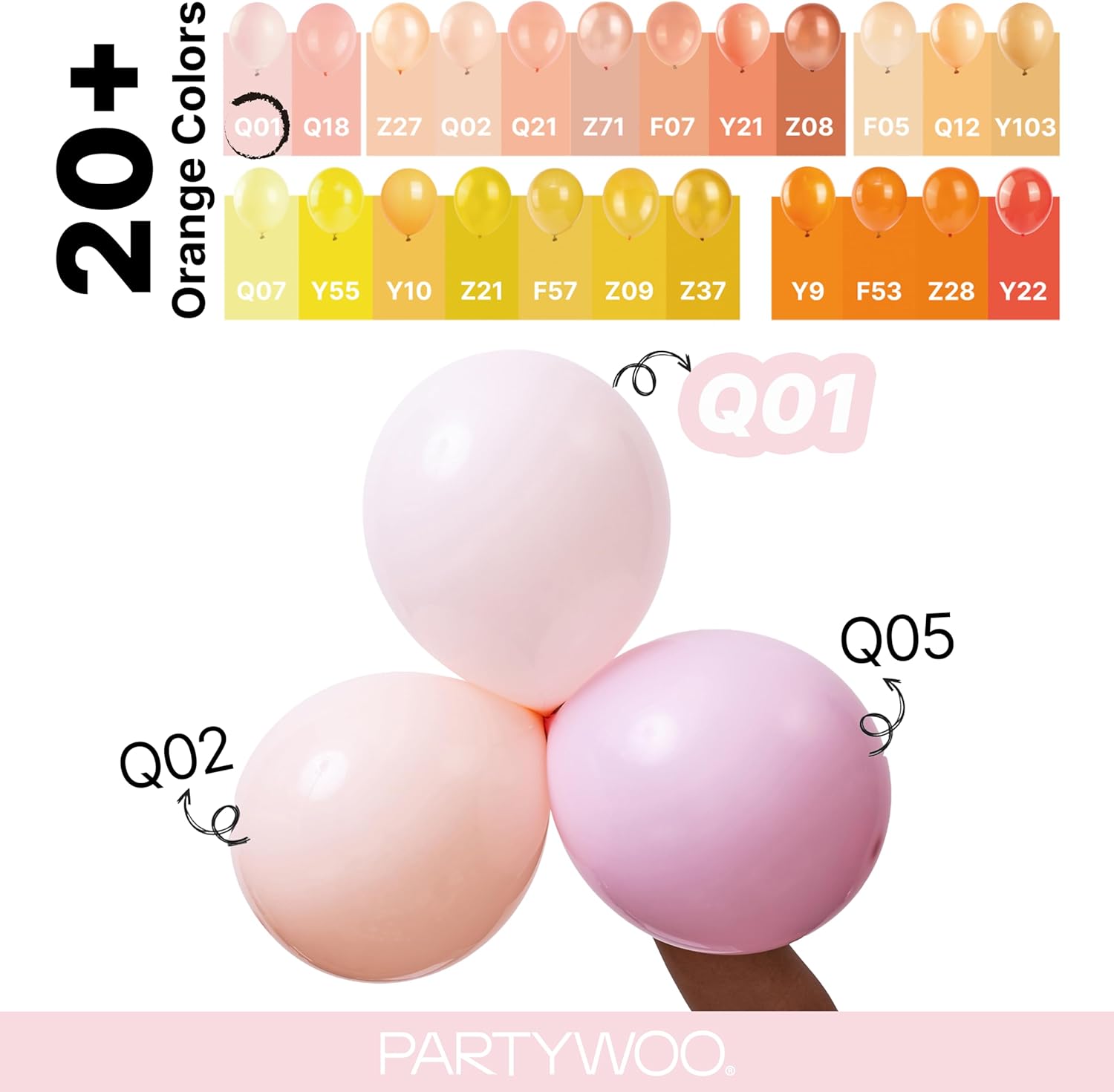 PartyWoo Pale Pink Balloons 127pcs Different Sizes of 36 18 12 10 5 Inch Light Pastel Baby Pink Balloon Arch Kit for Birthday Engagement Bachelorette Baby Shower Easter Party Decorations Pink-Q01