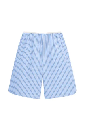 The Frankie Shop Elyn striped Bermuda shorts