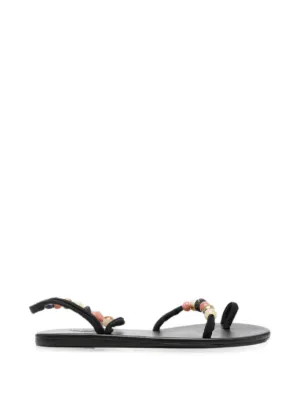 Ancient Greek Sandals Eleftheria bead-embellished sandals
