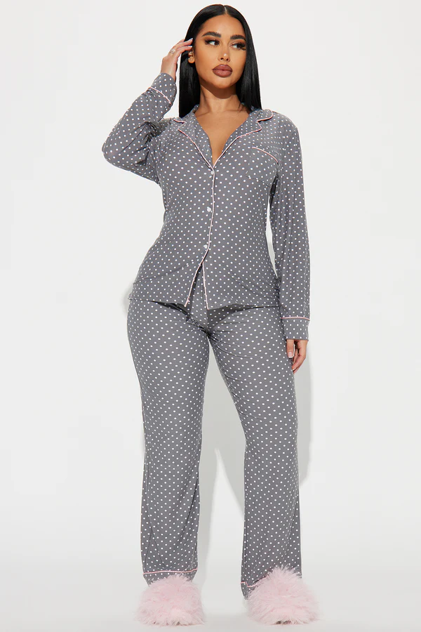 Sleep Tight PJ Pant Set - Grey/combo