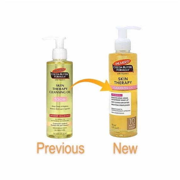Palmer's Cocoa Butter Formula Skin Therapy Cleansing Oil, Rosehip Fragrance, 6.5 fl. oz. Pack of 1