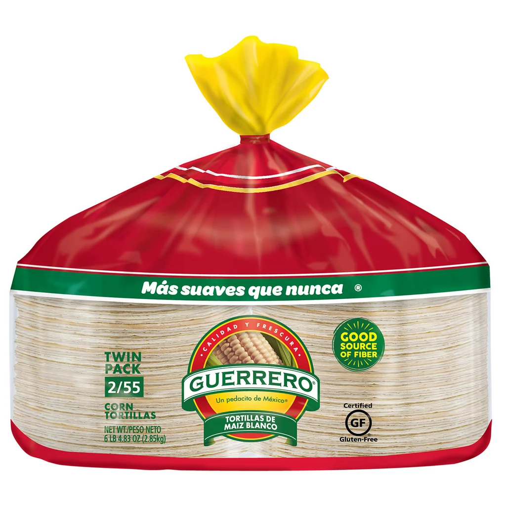 Guerrero 6" Corn Tortillas, White Corn, 110-count