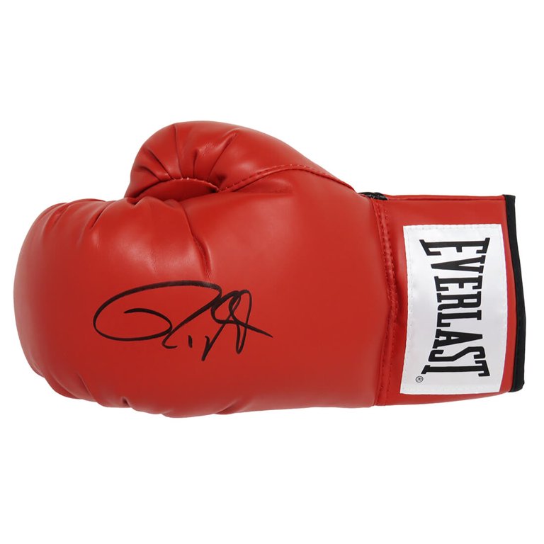 Roy Jones Jr Signed Everlast Red Boxing Glove