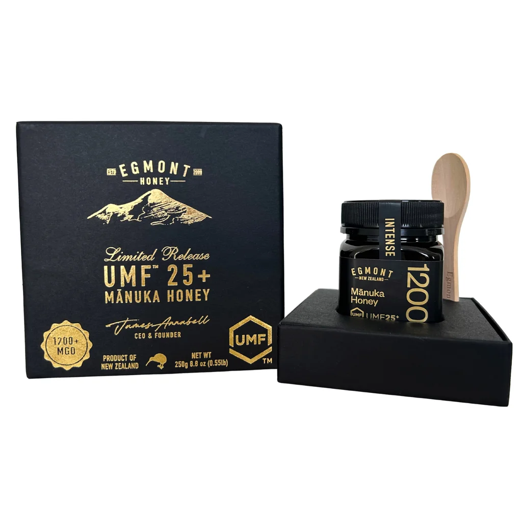 Egmont Honey Certified UMF 25+, MGO 1200, Manuka Honey, 8.8 oz, Limited Release Gift Box