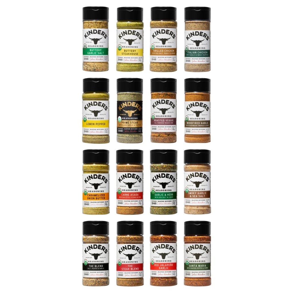 Kinder's Variety Seasoning Pack, 16-count, 49.65 oz. Total