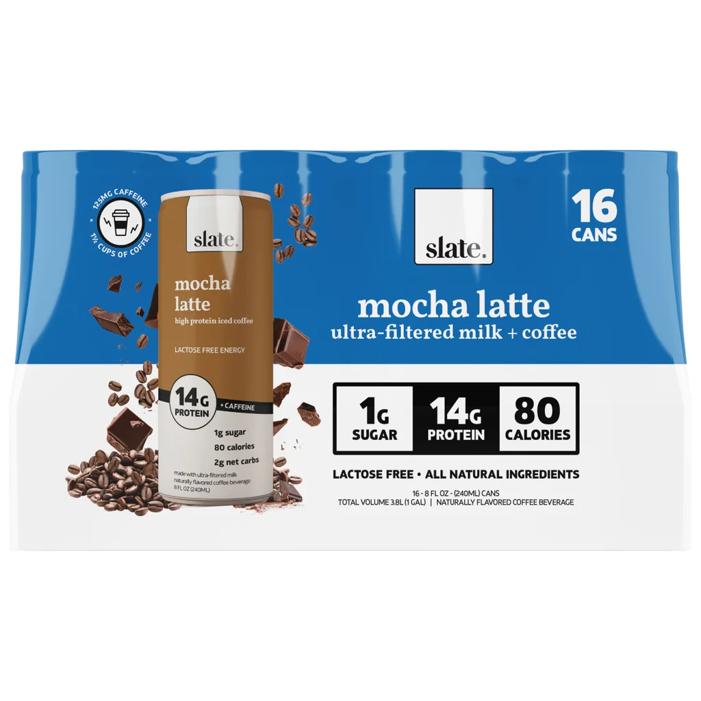 Slate Mocha Latte Coffee, 8 fl oz, 16-count